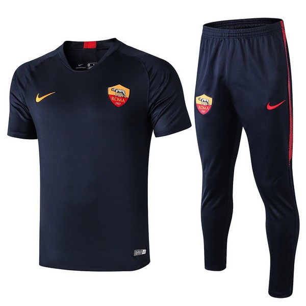 Camiseta de Entrenamiento Conjunto Completo AS Roma 2019 2020 Azul